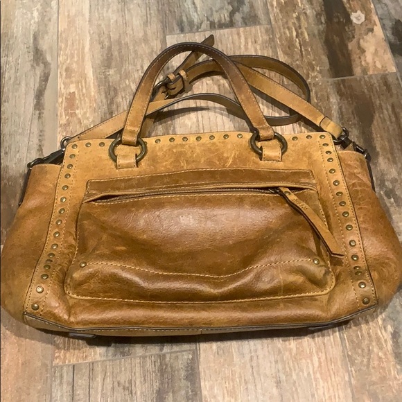 Handbags - Frye & Co Leather stud satchel -Victoria